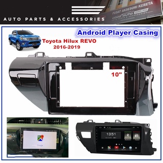 เครื่องเล่นวิทยุ Fm ANDROID สําหรับ Toyota Hilux Revo 2016-2019 10.1 นิ้ว