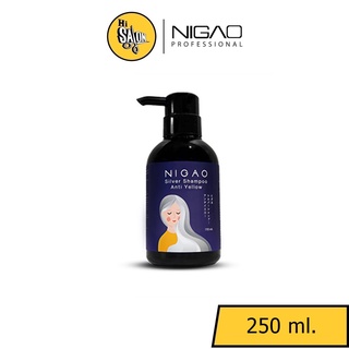 NIGAO Silver Shampoo Anti Yellow นิกาโอะ แชมพู ซิลเวอร์ แอนตี้ เยลโล 250มล.