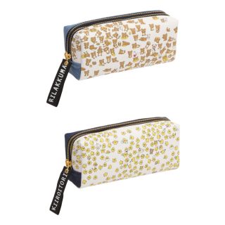 กระเป๋าดินสอ ซิปคู่ Rilakkuma Twin-Fastener Pen Pouch