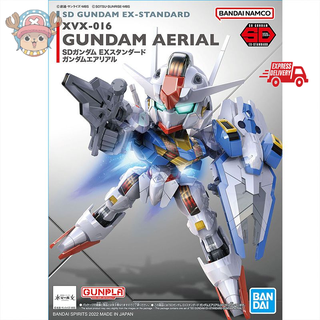 Bandai กันดั้ม SDEX 19 Gundam Aerial (Plastic Model) Bandai Mobile Suit Gundam โมเดลกันดั้ม ของขวัญคริสต์มาส ของขวัญวันเกิด SDEX Mercury s Witch Protagonist Machine Wind Spirit Gundam AERIAL