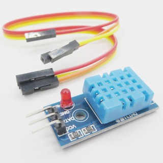 โมดูลวัดความชื้นและอุณหภูมิ Single-bus digital temperature and humidity sensor DHT11(เก็บเงินปลายทาง)