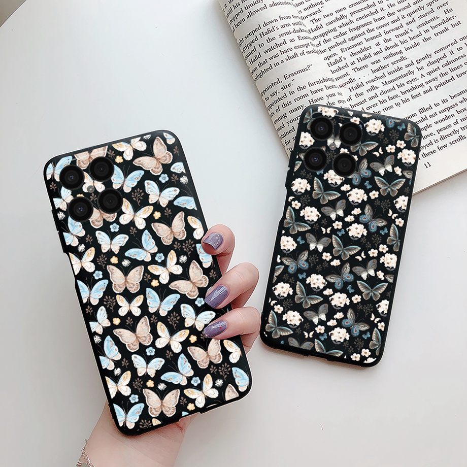 แฟชั่นการออกแบบใหม่สําหรับ Honor X8 ซิลิโคนนุ่ม Matte สําหรับ TFY-LX1 TFY-LX2 TFY-LX3 Ins หรูหรา Coo