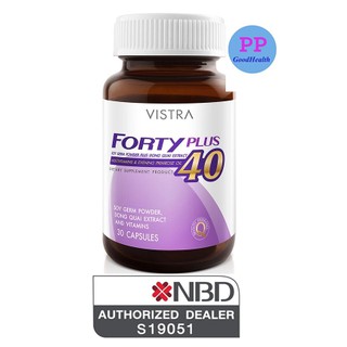 Vistra Forty plus วิตามินรวมปรับสมดุลฮอร์โมนเพศหญิง-30 แคปซูล