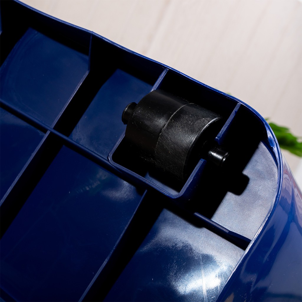 MODERN กล่องอเนกประสงค์ แบบล้อเลื่อน ขนาด 100 ลิตร สีน้ำเงิน |BAI| - รูปที่ 5