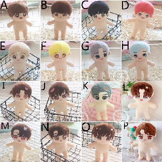 ตุ๊กตาของเล่น รูปศิลปินเกาหลี bangtan jimin boys suga  wang yibo Sean Xiao zhan cai xukun สีดํา สีชมพู ขนาด 15 ซม. 20 ซม.