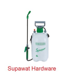 POLO ถังพ่นยามือโยก เครื่องพ่นยา ขนาด 5 ลิตร สีขาว แรงดัน 2-…