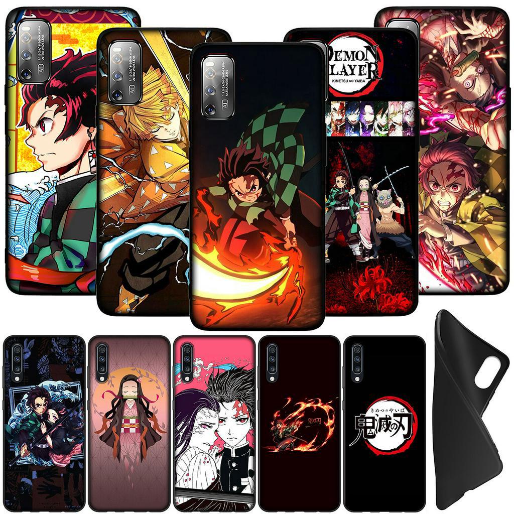 Huawei Y6P Y9a Y7a Nova 4e 4 Nova4e Soft TPU ซิลิโคนเคสโทรศัพท์ปลอกอะนิเมะ Demon Slayer