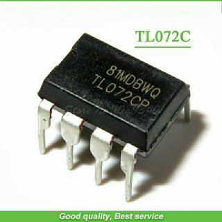 TL072CN DIP-8 TL072C TL072CP Operational Amplifiers - Op Amps Dual TL072 DIP8 New Original