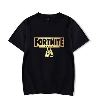 Alimoo Game  Fortnite  Summer Unisex เสื้อยืดแขนสั้นผ้าฝ้าย ขนาดใหญ่S-3XL เสื้อยืดคอกลมผ้าฝ้าย