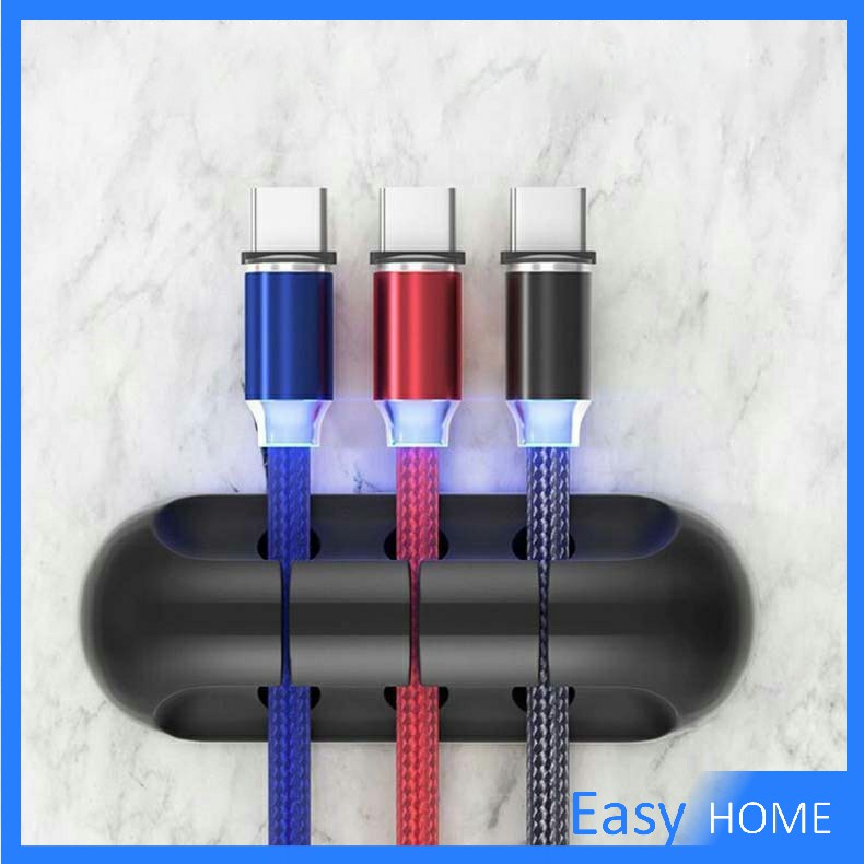 ตัวจัดระเบียบสายเคเบิลข้อมูล ที่ยึดสายไฟ ที่เก็บสายหูฟัง  data cable organizer