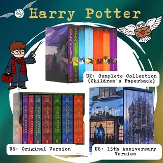 หนังสือชุด Harry Potter ชุด 7 เล่ม+ภาคพิเศษ 1 เล่ม แถมฟรี ที่คั่นหนังสือตั๋ว Hogwarts หนังสือภาษาอังกฤษ แฮรี่ พอตเตอร์