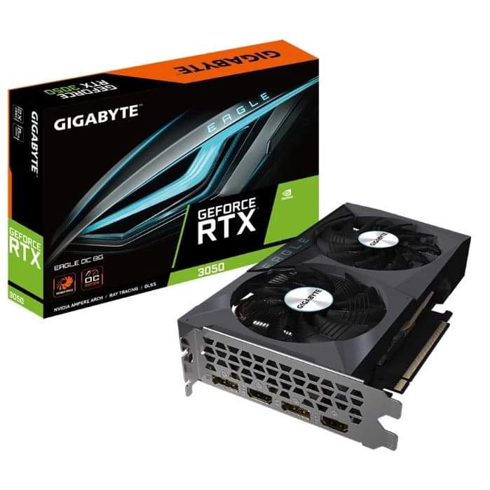 GIGABYTE GEFORCE RTX 3050 EAGLE 8G - 8GB GDDR6(มือ2)