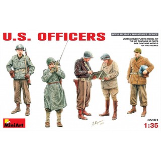 โมเดลฟิกเกอร์ทหาร MiniArt 1/35 MI35161 U.S.Officers