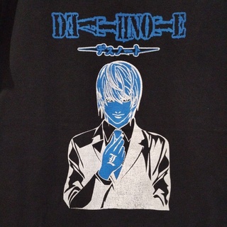 เสื้อยืดมือสอง Usa การ์ตูน Death Note เก่า Size S.อก17.5/ยาว25