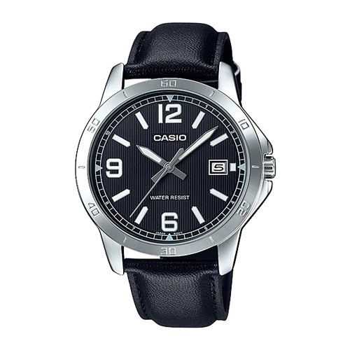 Casio Standard นาฬิกาข้อมือผู้ชาย สายหนัง รุ่น MTP-V004L