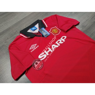 [Retro] - เสื้อฟุตบอล ย้อนยุค แมนยู Home เหย้า 1994/96 ลายสนาม