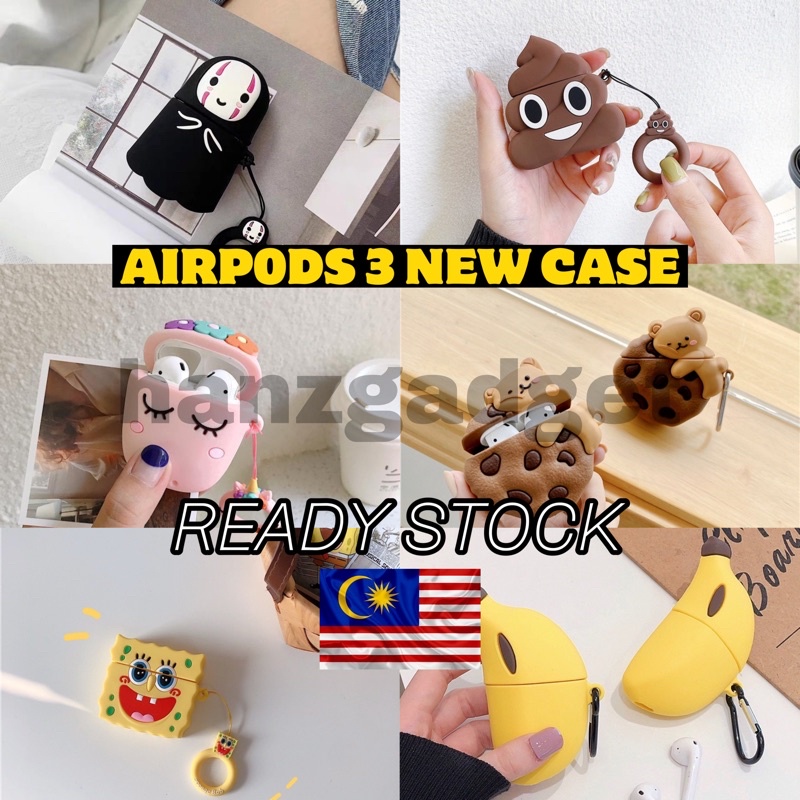 เรือจาก KL AirP0ds 3 Generation 2021 AirP0ds AirP0ds Case 3 New AirP0ds Cover Case 3rd Generation
