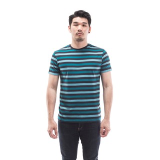 เสื้อยืดลายทางแขนสั้น SKELLY DENISE STRIPE TEE