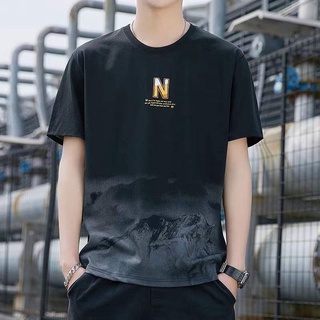 TS MEN เสื้อยืดคอกลมแขนสั้น เสื้อยืดผู้ชาย(มี2สี)รุ่น 0105