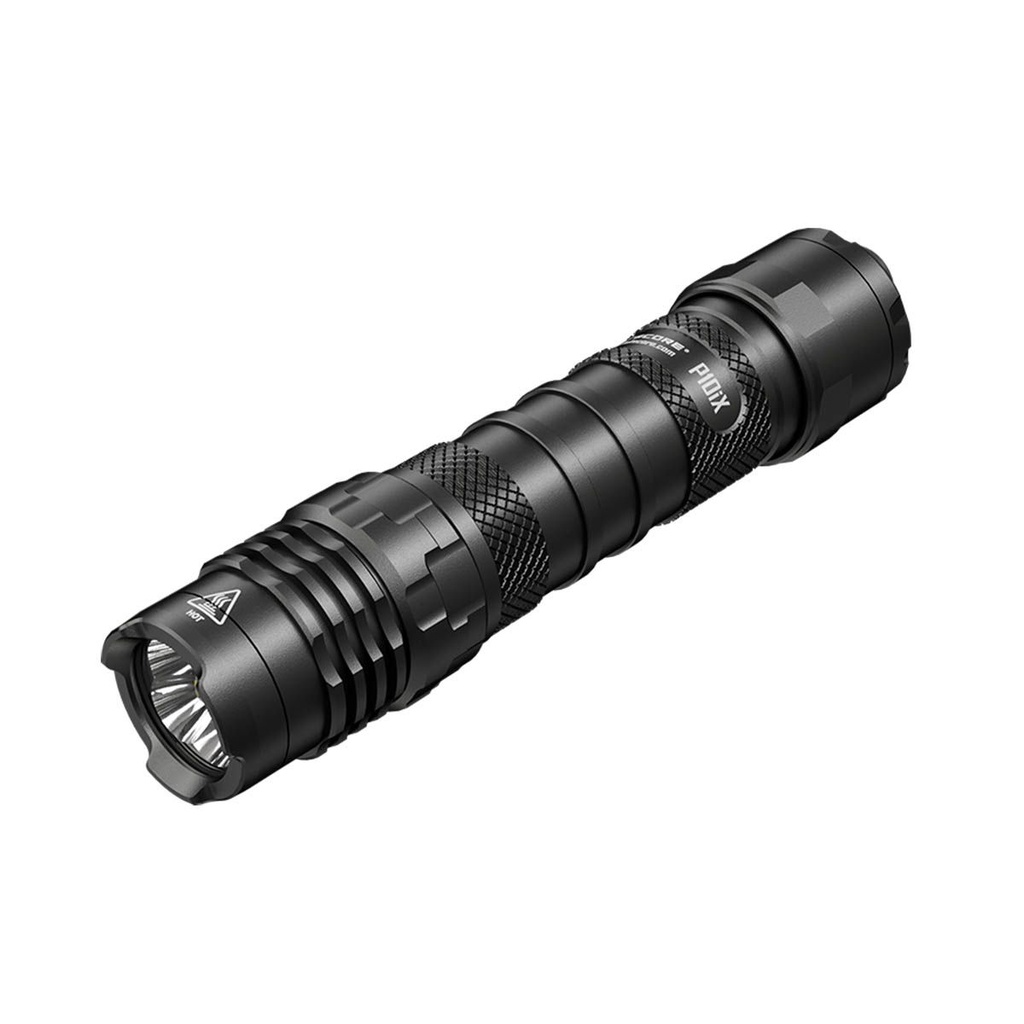 Nitecore P10iX USB-C ไฟฉาย LED แบบชาร์จไฟได้ - 4000 Lumens - 4 x CREE XP-L2 V6 - รวม 1 x 21700 และ N