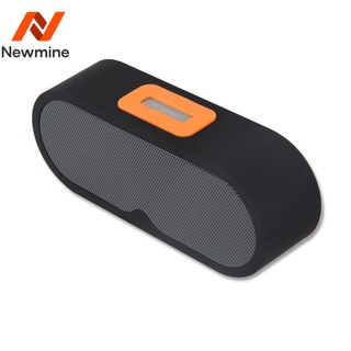 Newmine F1ไร้สายซูเปอร์ซับวูฟเฟอร์โทรศัพท์มือถือมินิการ์ดแบบพกพาลำโพงคู่มินิบลูทูธลำโพงเสียงพร้อมท์เสียงโทรฟังก์ชั่นcard