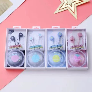 xy36-3.5mm หูฟังพร้อมไมค์คุยโทรศัพท์ได้ Music Universal Earphone Headphone In-ear Cartoon Headset Wired