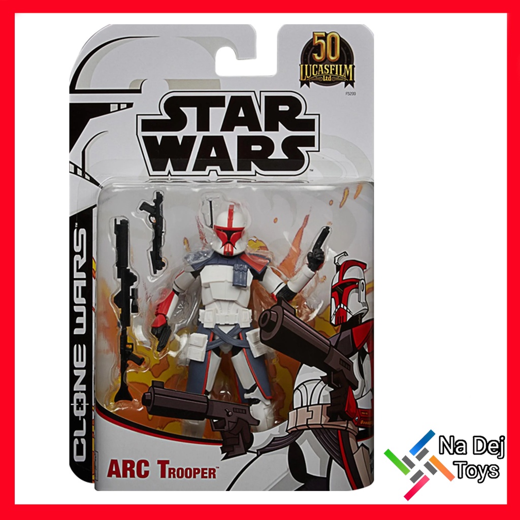 Hasbro Star Wars The Black Series Clone Wars Arc Trooper Echo 6' Figure แอค ทรูปเปอร์ อีโค ขนาด 6 นิ้ว ฟิกเกอร์