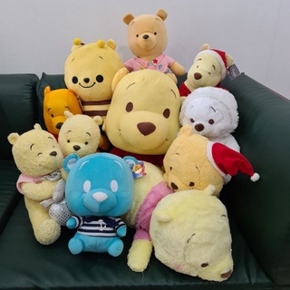 🧸 ตุ๊กตาหมีพูห์ และผองเพื่อน (WinnieThe Pooh) Size 12"-20" ลิขสิทธิ์ญี่ปุ่น