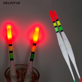 Helinyue ทุ่นลอยน้ําเรืองแสง LED ใช้แบตเตอรี่ สําหรับตกปลากลางคืน 1 ชิ้น