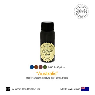 Robert Oster "Australis" Signature Ink 50ml Bottle - หมึกโรเบิร์ตออสเตอร์ ชุดพิเศษสีออสเตรลิส ขนาด 50 มล.