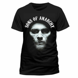 เสื้อยืด พิมพ์ลาย Sons Of Anarchy Jax Hood Official สีดํา สําหรับผู้ชายS-5XL