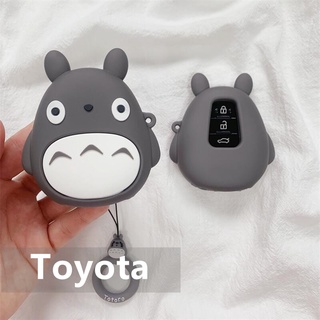 ปลอกกุญแจรถยนต์ ซิลิโคน ลาย My Neighbor Totoro สําหรับ Toyota LEVIN HIGHLANDER RAV4 IZOA CAMRY COROLLA