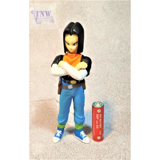 [มือสอง งานแท้ ญี่ปุ่น] Android 17 หมายเลข 17 (ซอฟท์) ขนาด 5" Dragonball ดราก้อนบอล งานแท้ Banpresto