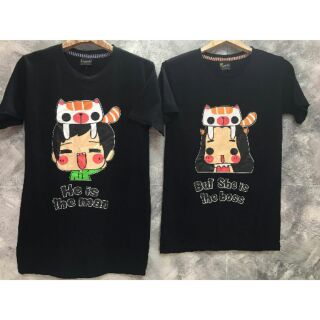 เสื้อคู่ลายน่ารัก
