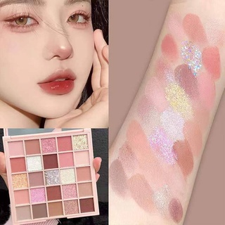 อายแชโดว์ พาเลท อายแชโดว์ทาตา 25สี ติดทน เม็ดสีชัด กันน้ำ