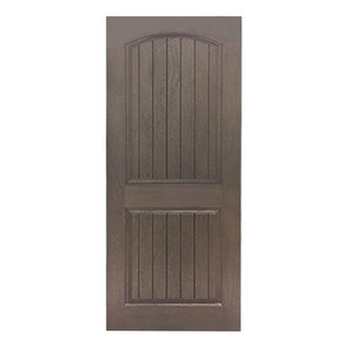 External door FIBER GLASS 80X200 CM OAK P2 DOOR Door frame Door window ประตูภายนอก ประตูภายนอก FIBER ECO-DOOR 2P 80x200