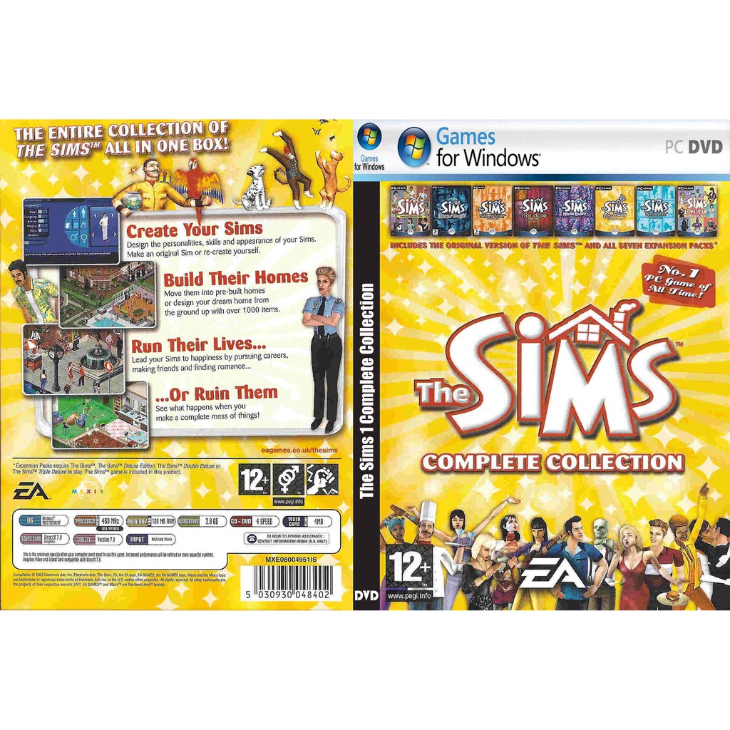 The Sims 1 Complete Collection 1DVD