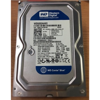 ฮาร์ดดิส 500GB WD SATA III Hard Drives (WD5000AAKX)