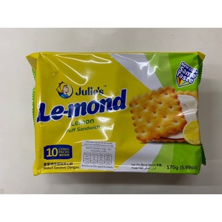 🍋จูลี่ Lemon (แพคปกติ 170กรัม) ปริมาณเท่าเดิมแพคเกจใหม่ล่าสุด