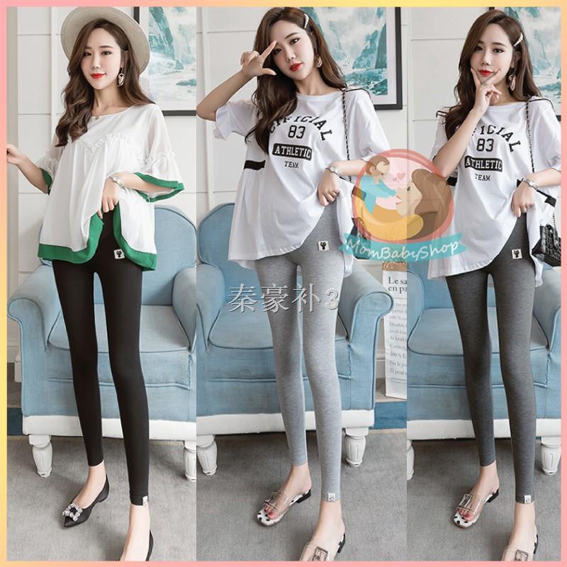 ✆🚀พร้อมส่ง🚀 กางเกงคนท้อง เลคกิ้งคนท้อง LG777 กางเกงผ้ายืดสูงสำหรับคนท้อง กางเกงทำงาน