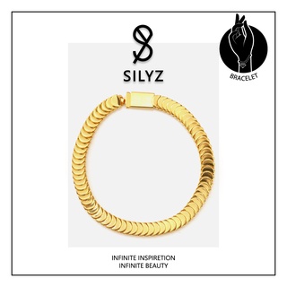 Silyz snake chain bracelet สร้อยข้อมือโซ่งู  ชุบทอง 18K Z-103