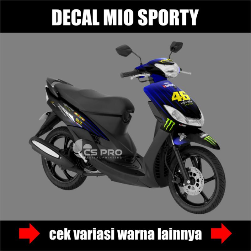 DECAL MIO SPORTY SMILE FULL BODY MONSTER
