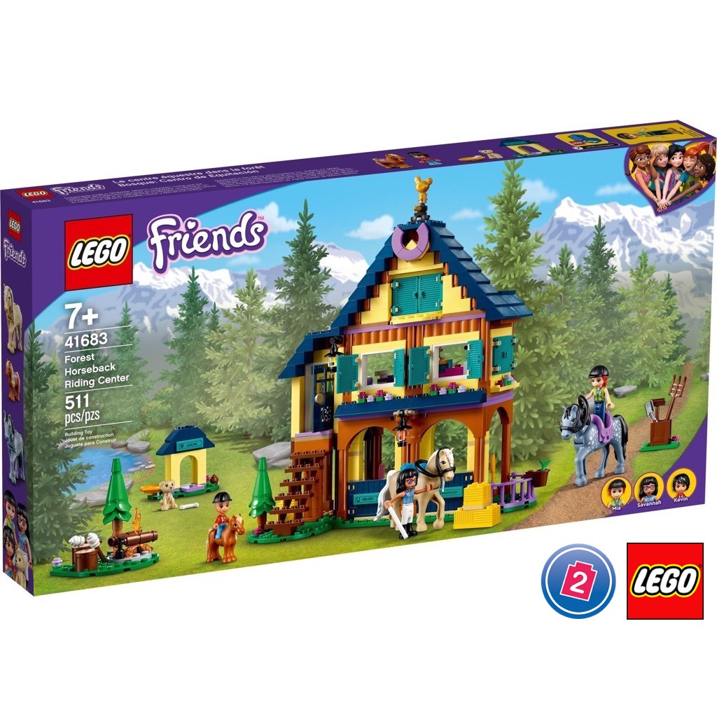เลโก้ LEGO Friends 41683 Forest Horseback Riding Centre