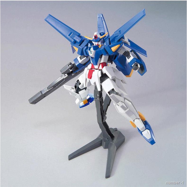 กันดั้ม  Bandai High Quality Anime Gunpla Hg 1/144 Gundam Assembled Robot Age-3 Action Figure Collect Assemble Model Toy