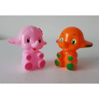 Vintage Cute Japanese Sato Elephant Sato-chan and Satoko-chan Boy Girl Set