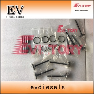 EV For Mitsubishi engine loader S4S S4SDT S4S-DT S4SD Valve+valve guide+valve seat