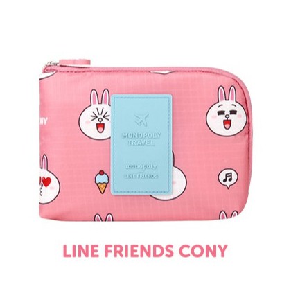 Line Friends Cable Pouch S กระเป๋าเอนกประสงค์ ลิขสิทธิ์แท้ พร้อมส่ง