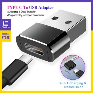 อะแดปเตอร์ USB ตัวผู้ เป็น USB Type C ตัวเมีย น้ําหนักเบา แบบพกพา เหมาะสําหรับถ่ายโอนข้อมูล พร้อมพีซี ฟังเพลงบนพีซี และชาร์จโทรศัพท์มือถือ