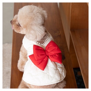 🐶🐱Gorgeous Red Bow Dress🐱🐶