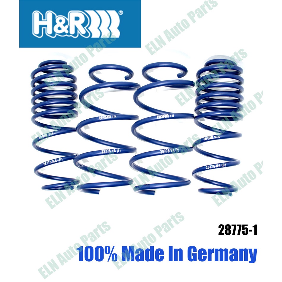 H&R สปริงโหลด (lowering spring) MAZDA 2 DJ  Skyactiv ปี 2014 เตี๊ยลง 30 มม**ต้องการติดตั้งโปรดสอบถาม**